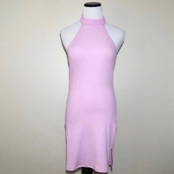 Superdown Oriana Ribbed Halter Dress - Picture 2 of 7